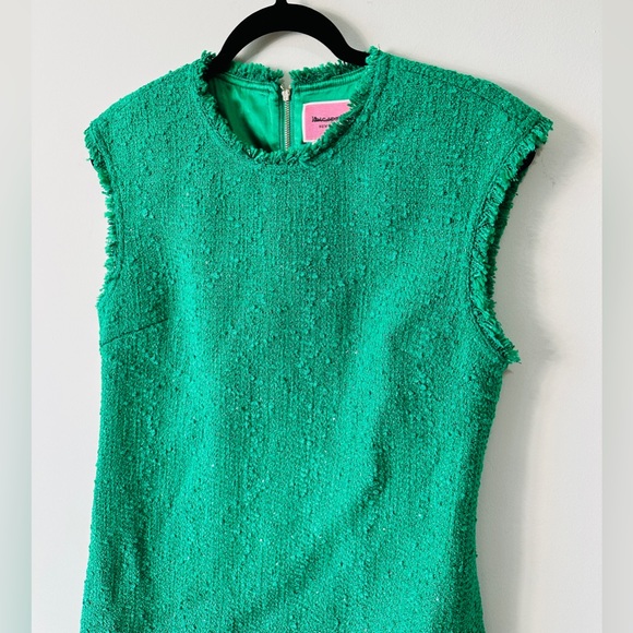 Kate Spade Sequin Tweed Sleeveless Shift Dress Size 4 NWOT - Picture 6 of 7